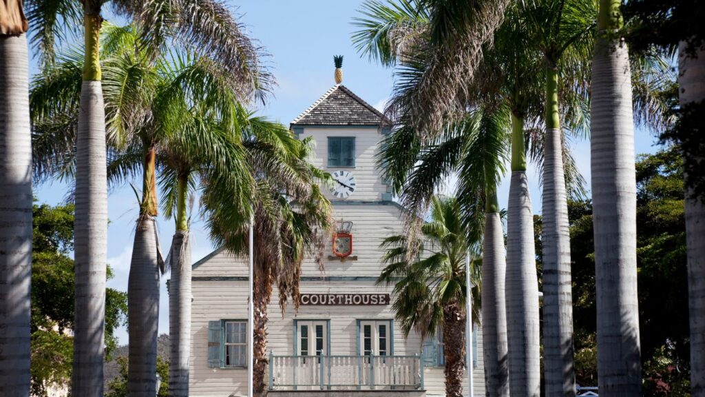 Court House in Philipsburg, St.Maarten